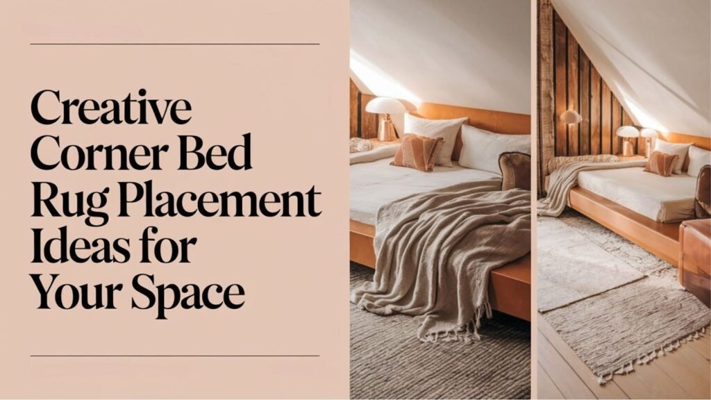13 Creative Corner Bed Rug Placement Ideas for Your Space