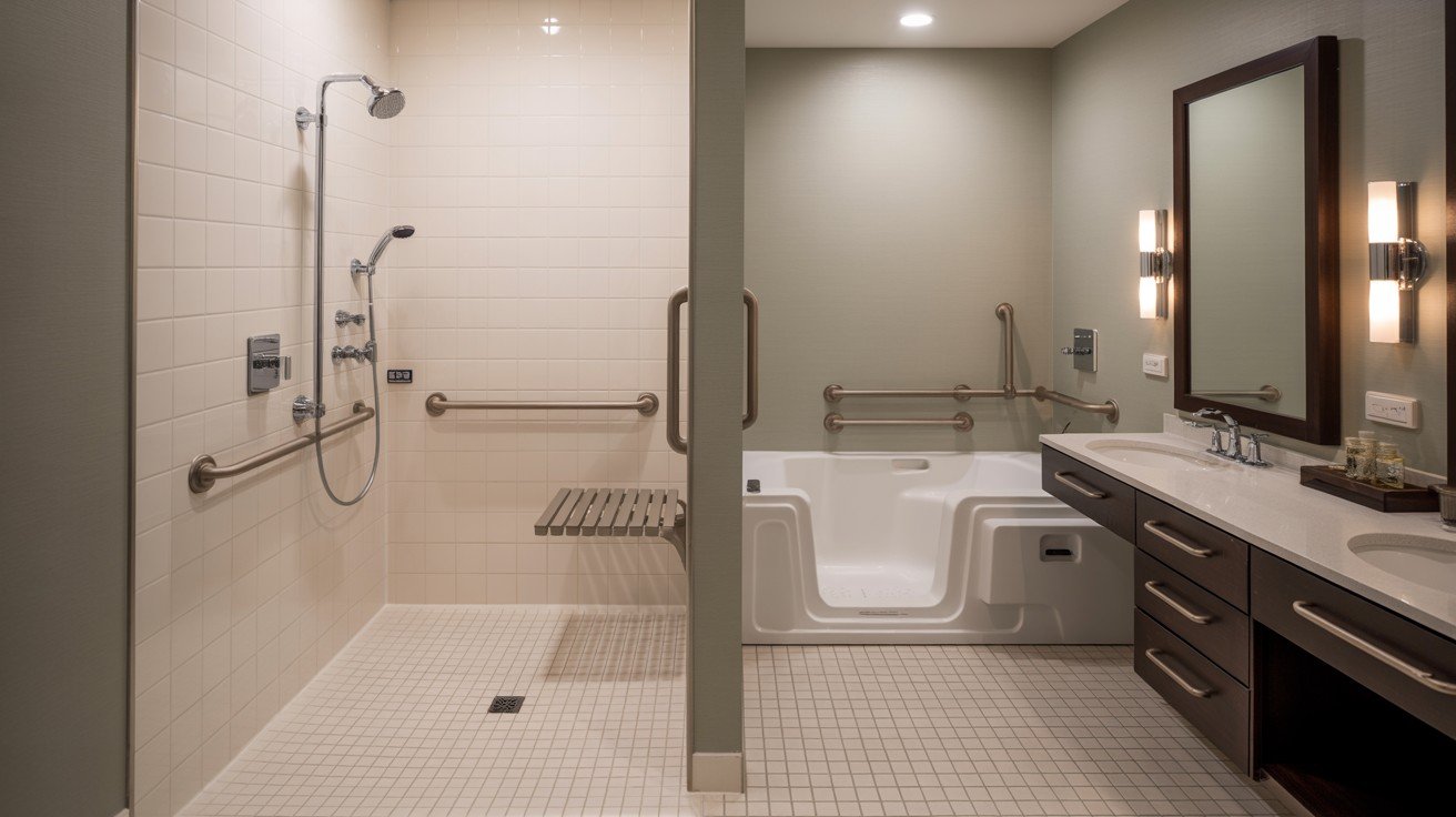ADA Bathroom with Shower