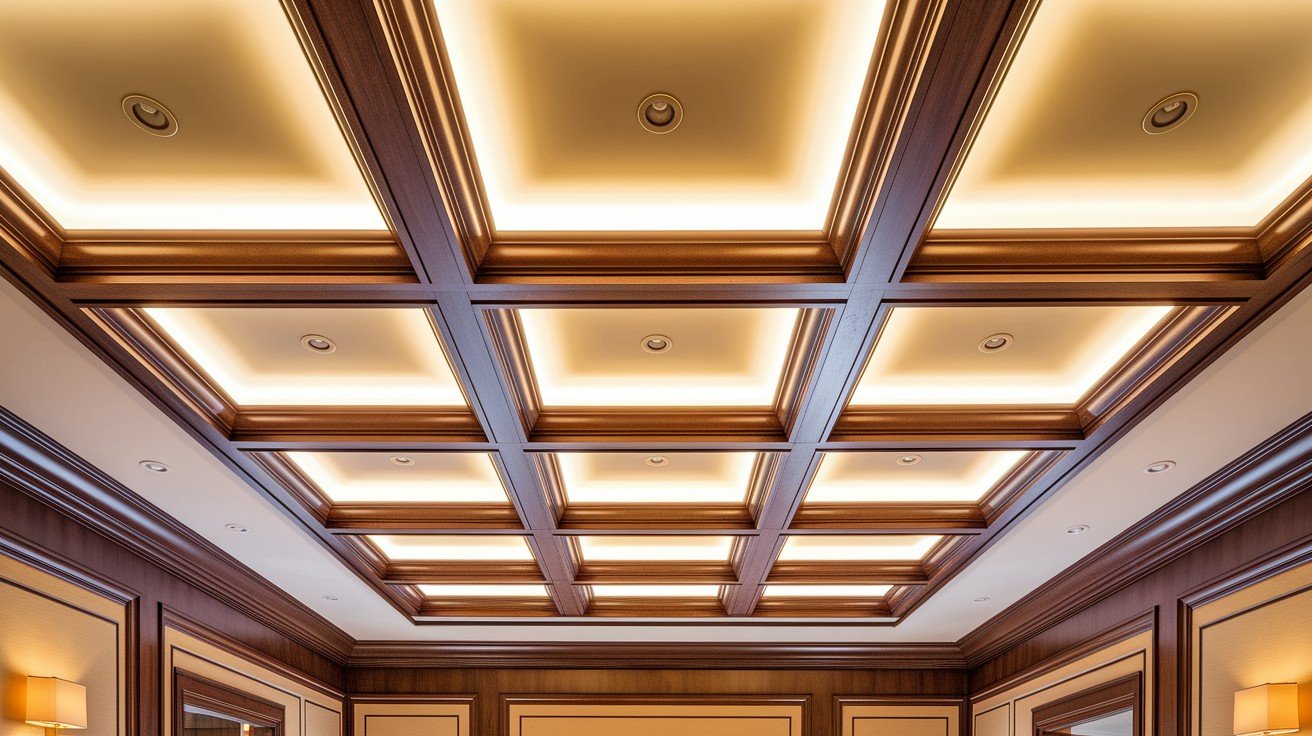 Box Beam Ceiling Joist Pattern