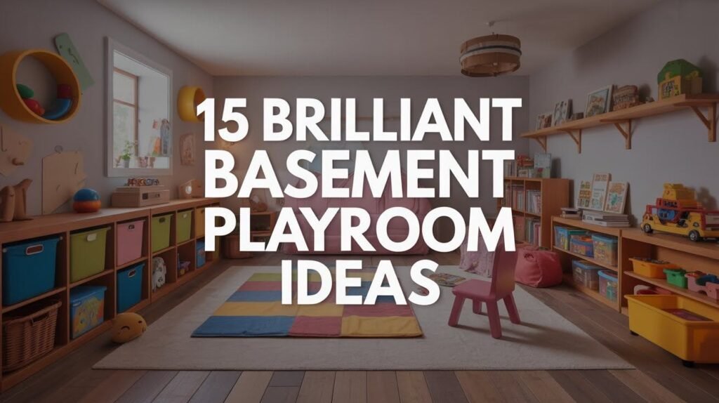 Brilliant Basement Playroom