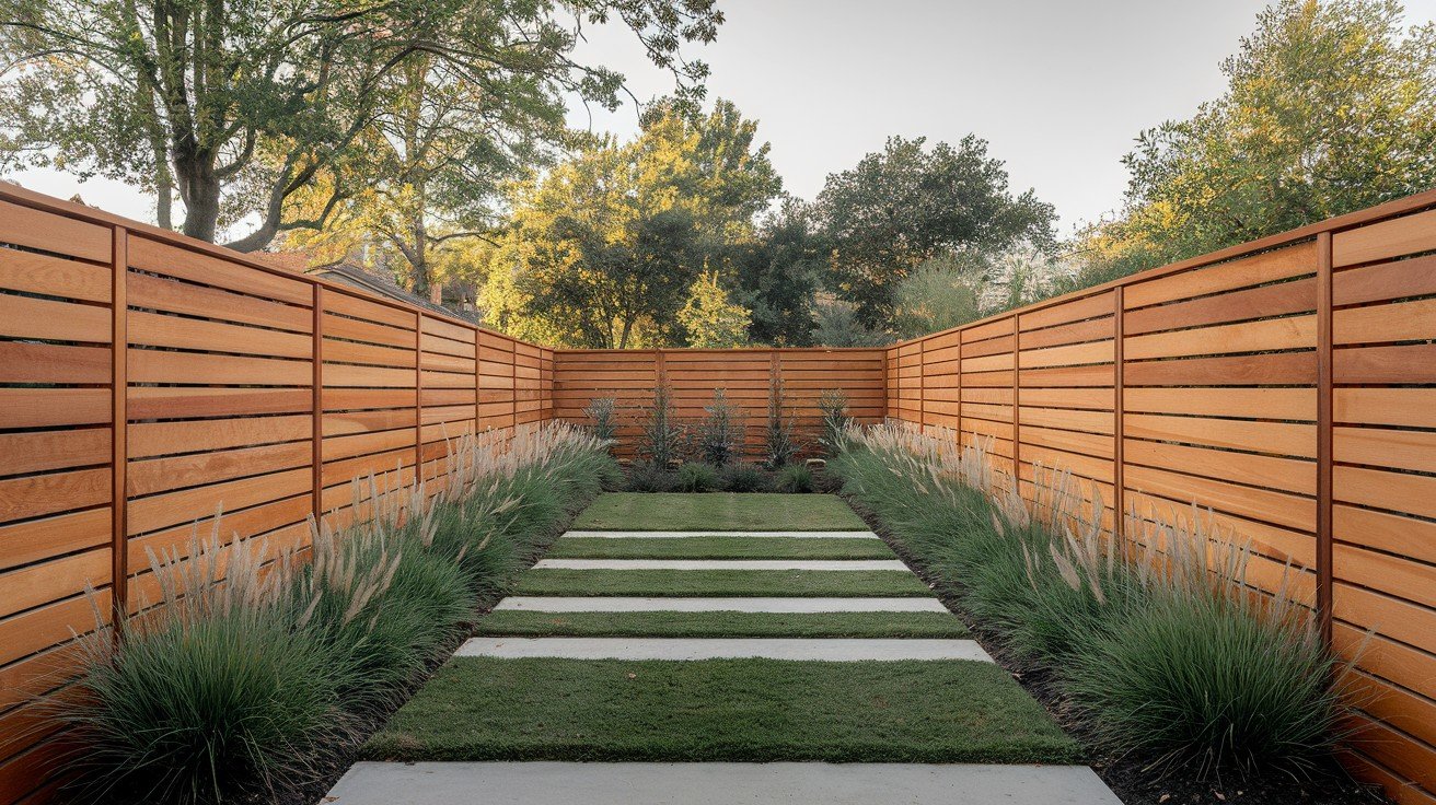 Clean Wooden Fence Ideas