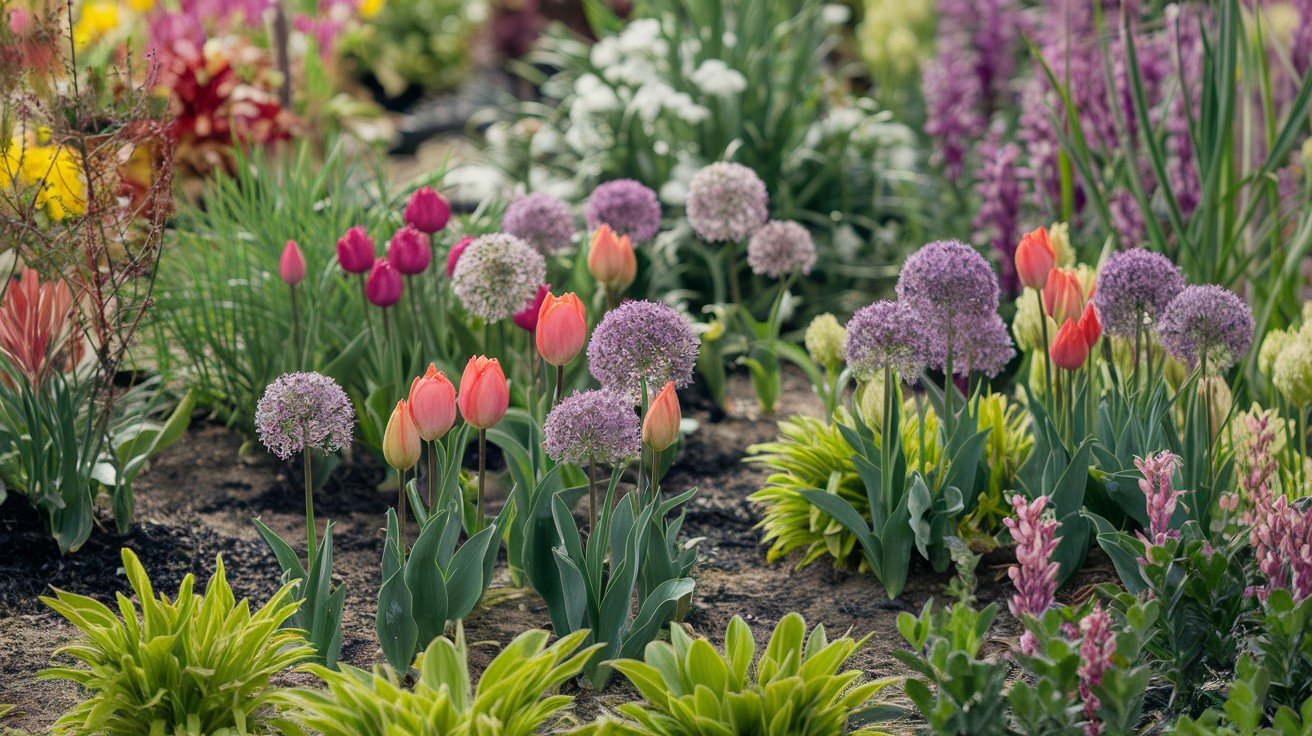 Color Pockets Between Perennials