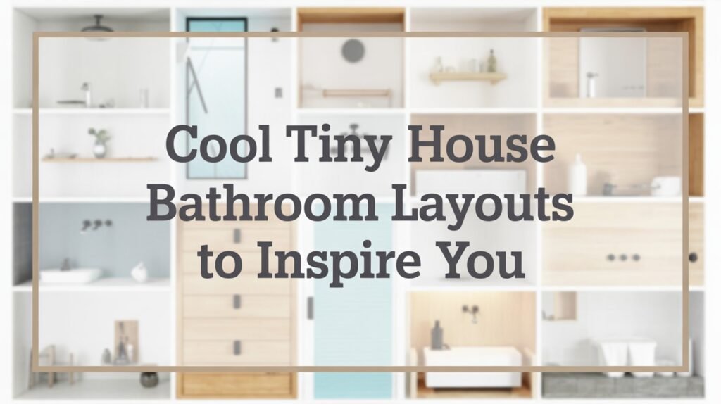 Cool Tiny House Bathroom Layouts