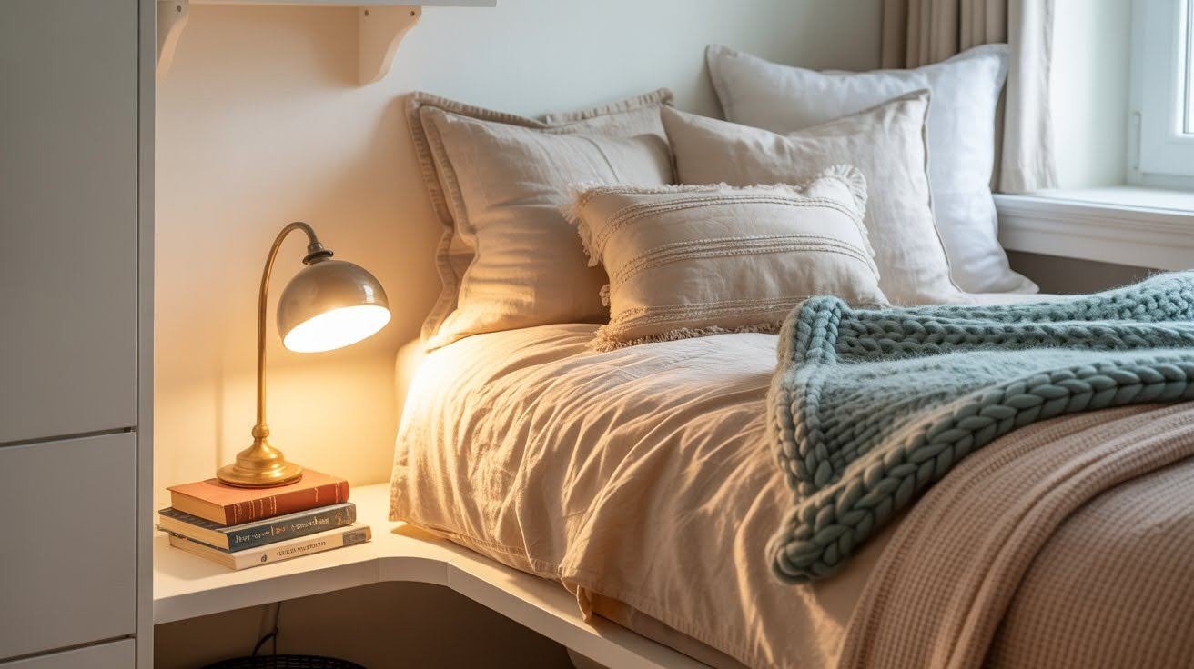 Corner Bed Layout