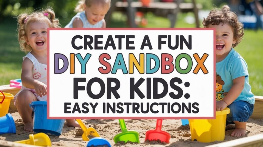 Create a Fun DIY Sandbox