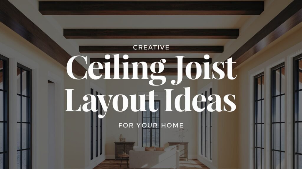 Creative Ceiling Joist Layout
