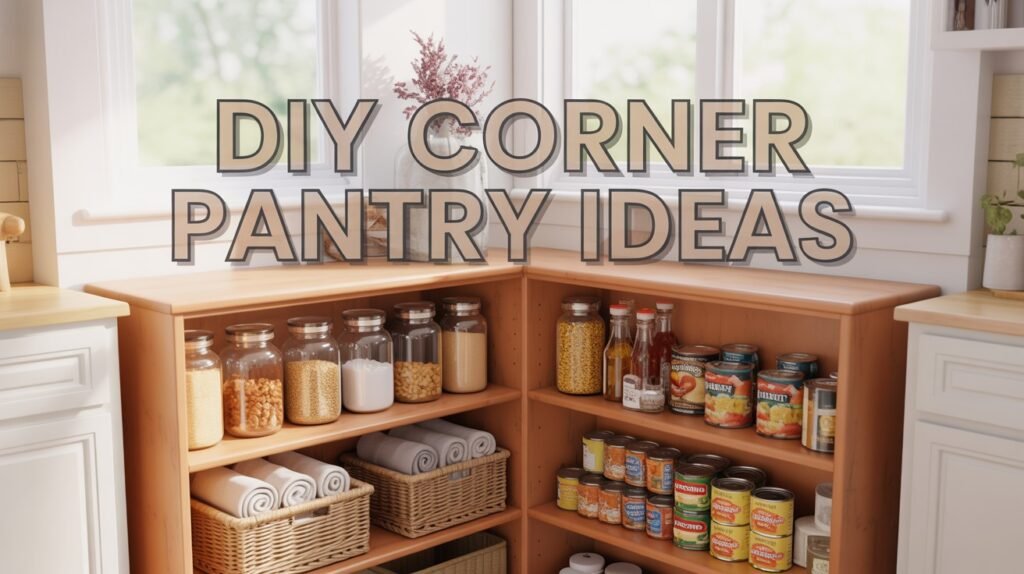 DIY Corner Pantry Ideas