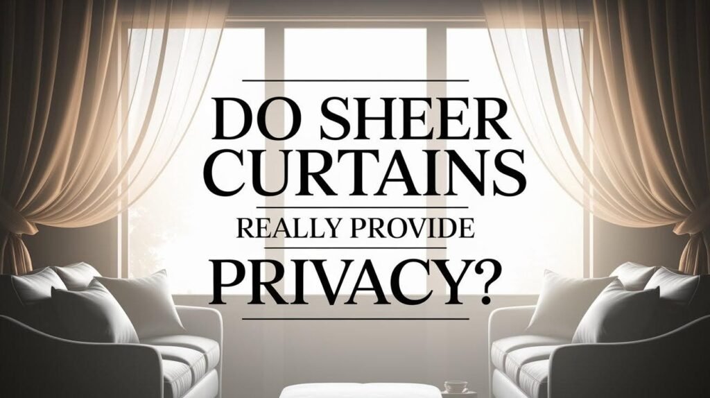 Do Sheer Curtains Really