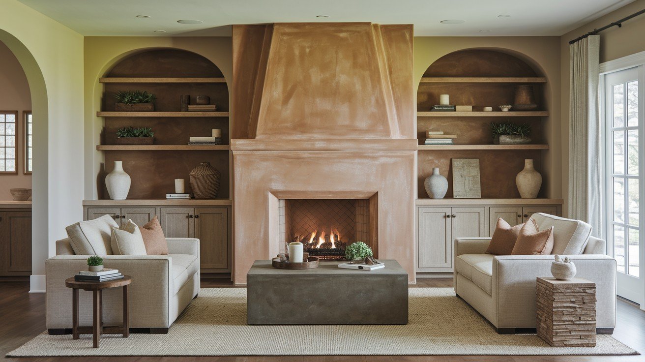 Earthy Toned Venetian Plaster