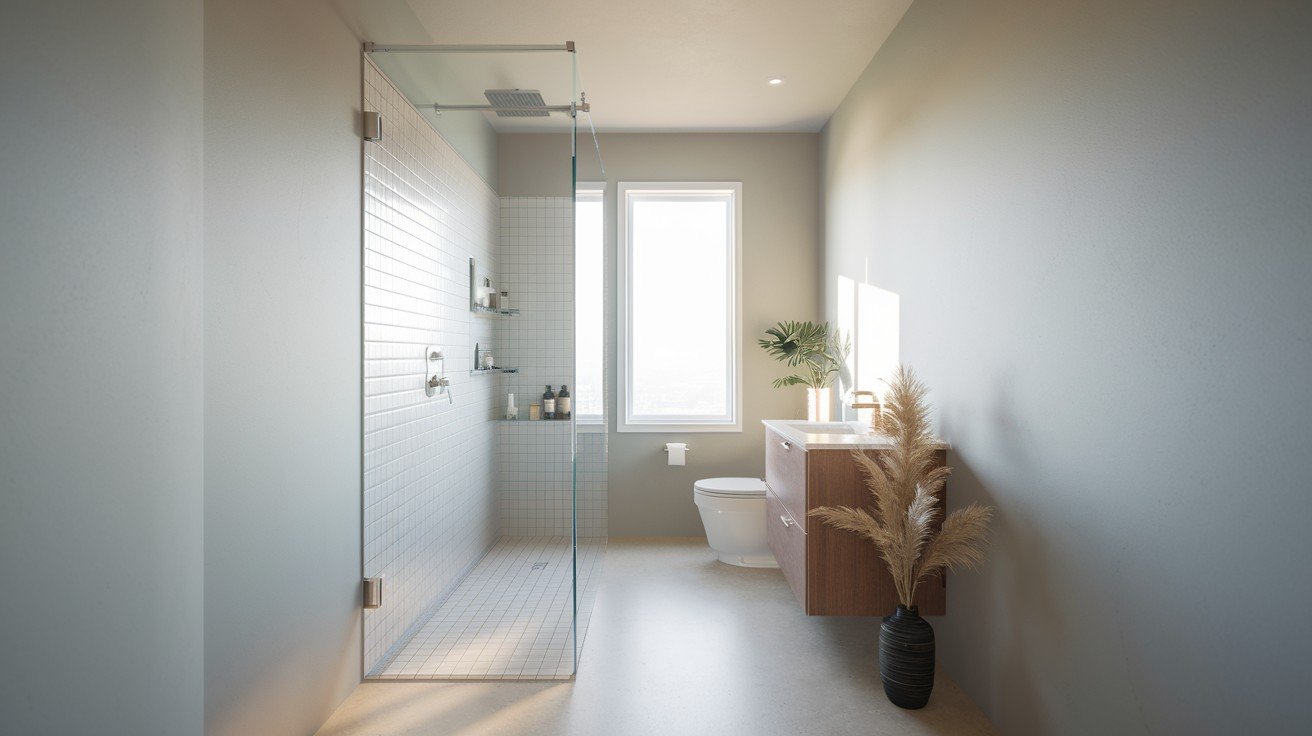 Frameless Glass Walk-In Shower