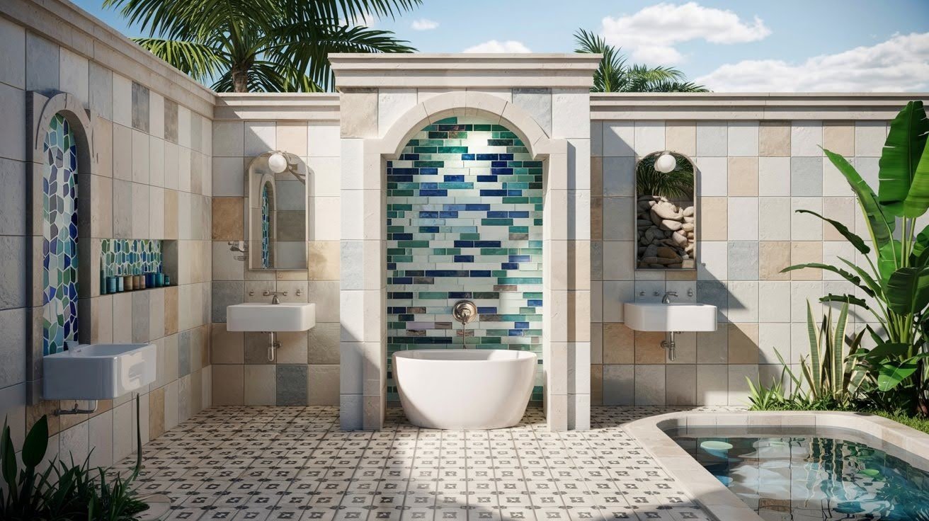 Go Bold with Fun Tiles or Statement Walls