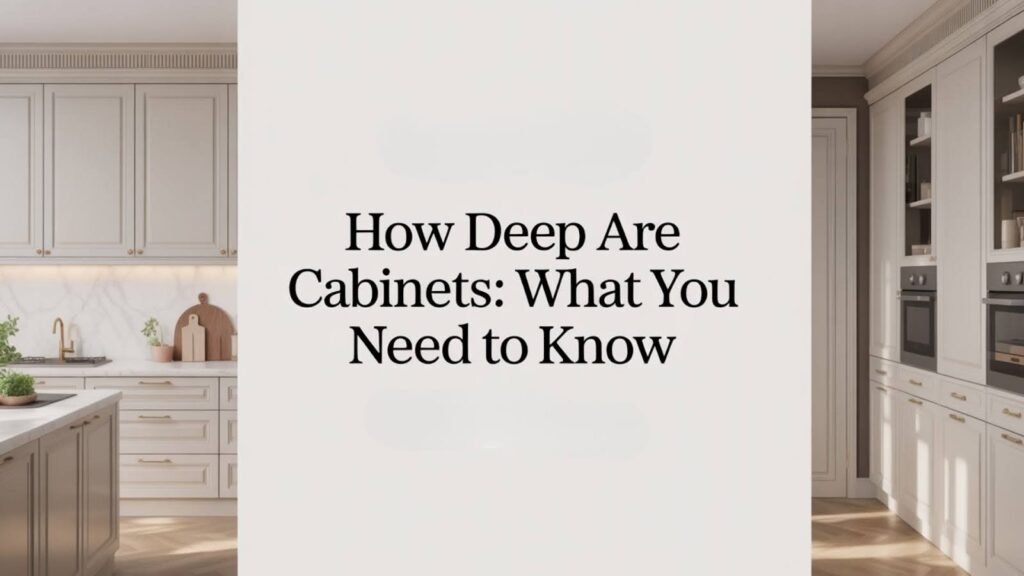 How Deep Are Cabinets