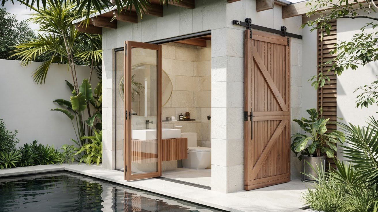 Incorporate a Foldable or Pocket Door