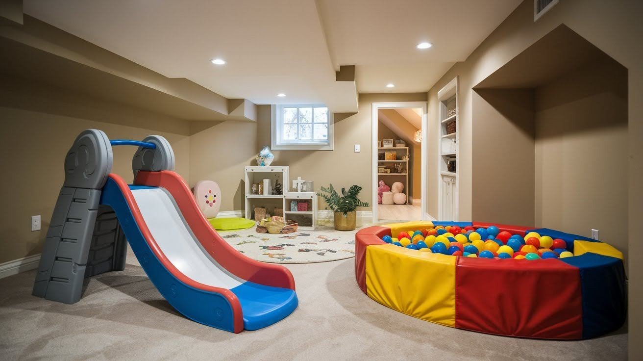 Install a Mini Slide or Ball Pit