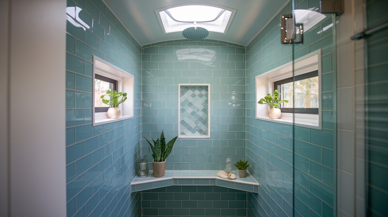 Oasis-Inspired Layout with Bump-Out Shower
