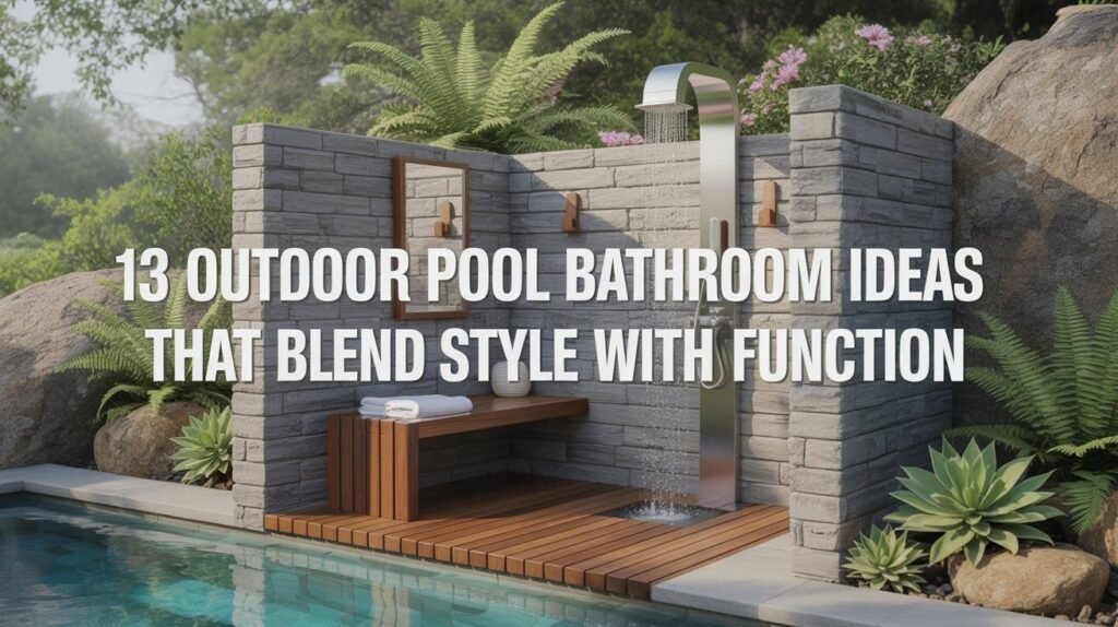 Outdoor Pool Bathroom