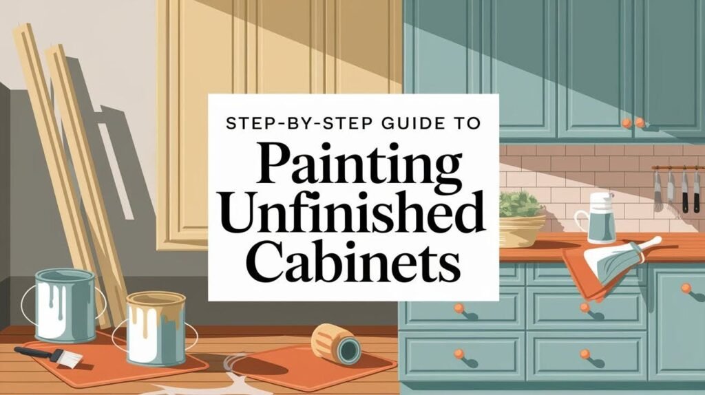 Painting Unfinished Cabinets