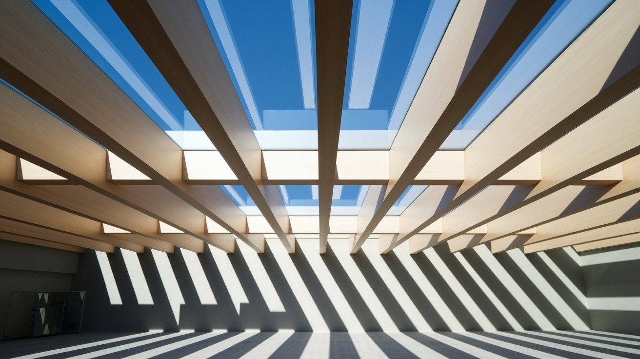 Parallel Joist Layout with Skylights