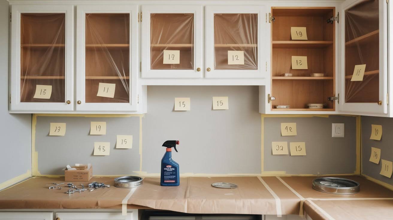 Prepare the Cabinets and Workspace