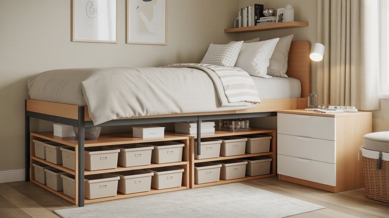 Under-the-Bed Storage Layout
