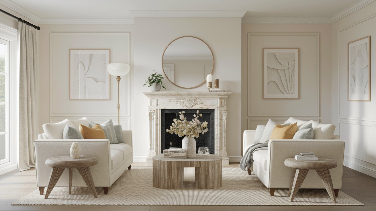 Venetian Plaster in Soft White or Ivory
