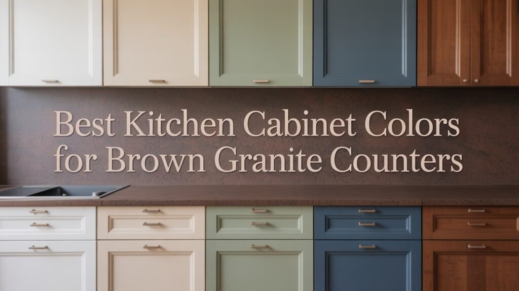 Best Kitchen Cabinet Colors for Brown Granite Counters