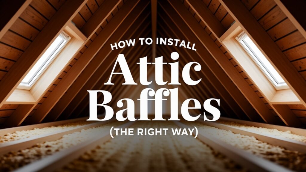 How to Install Attic Baffles (The Right Way)