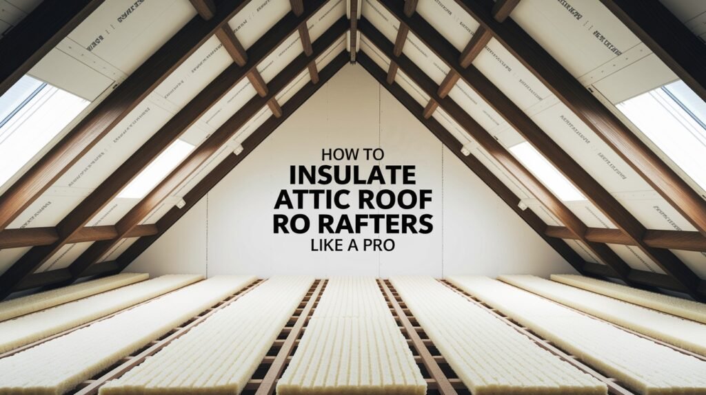 How to Insulate Attic Roof Rafters Like a Pro