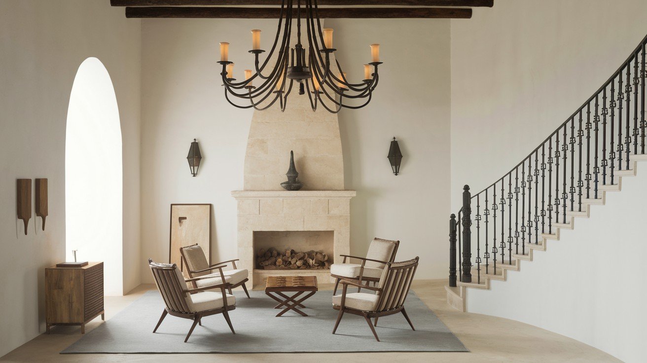 Incorporate Modern Wrought Iron Accents