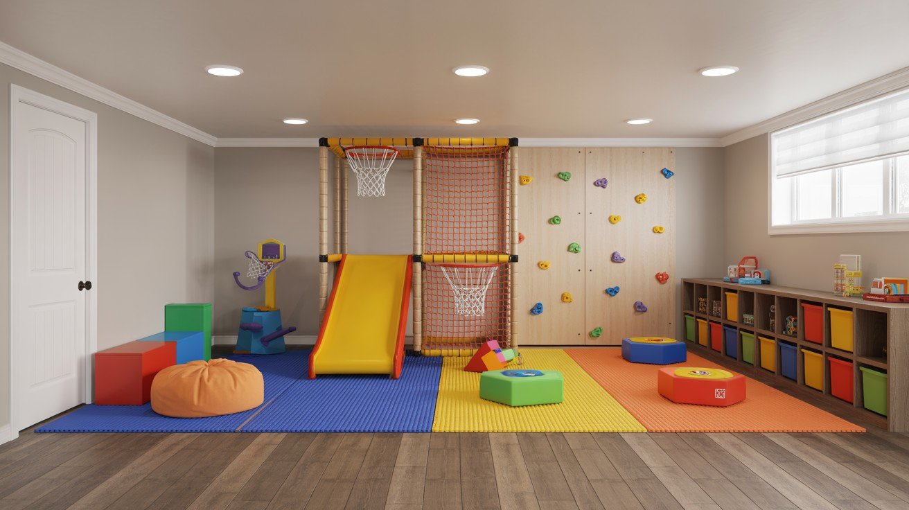 Kids' Play + Gaming Area