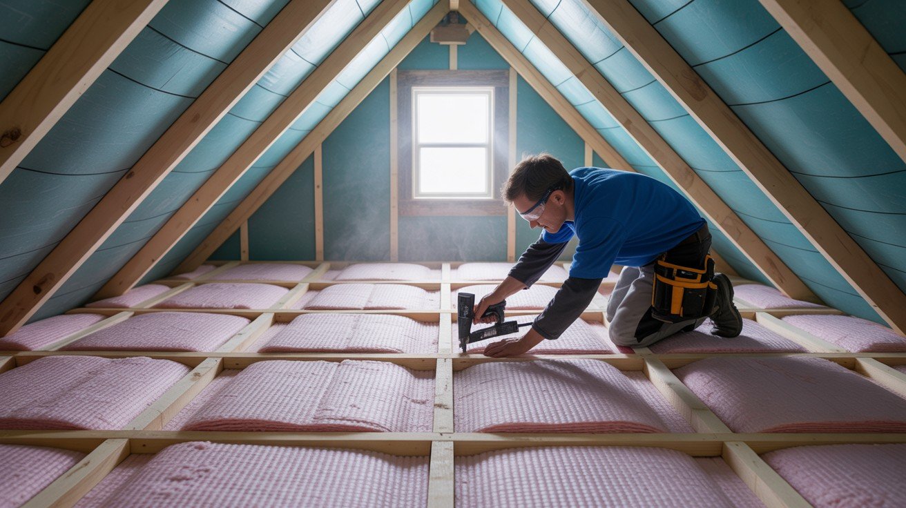 Place and Secure Insulation