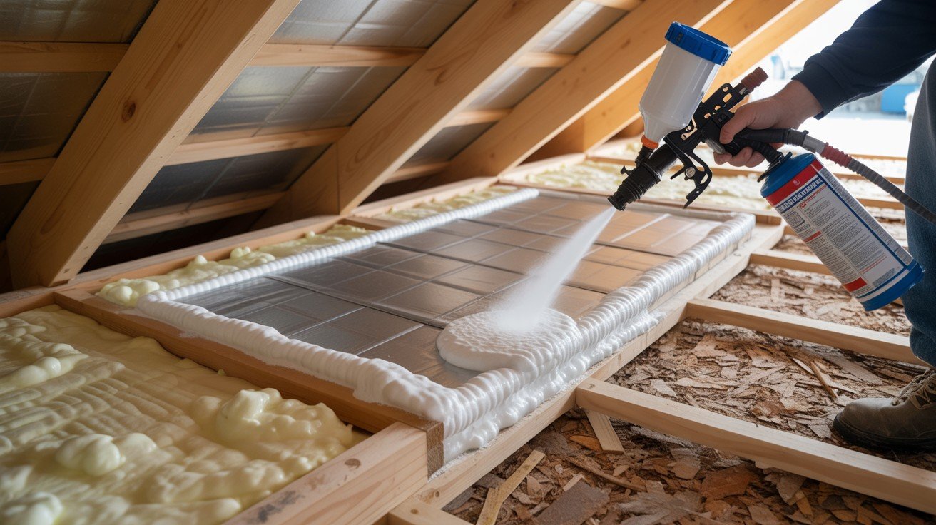  Seal Around Baffle Edges (Optional)