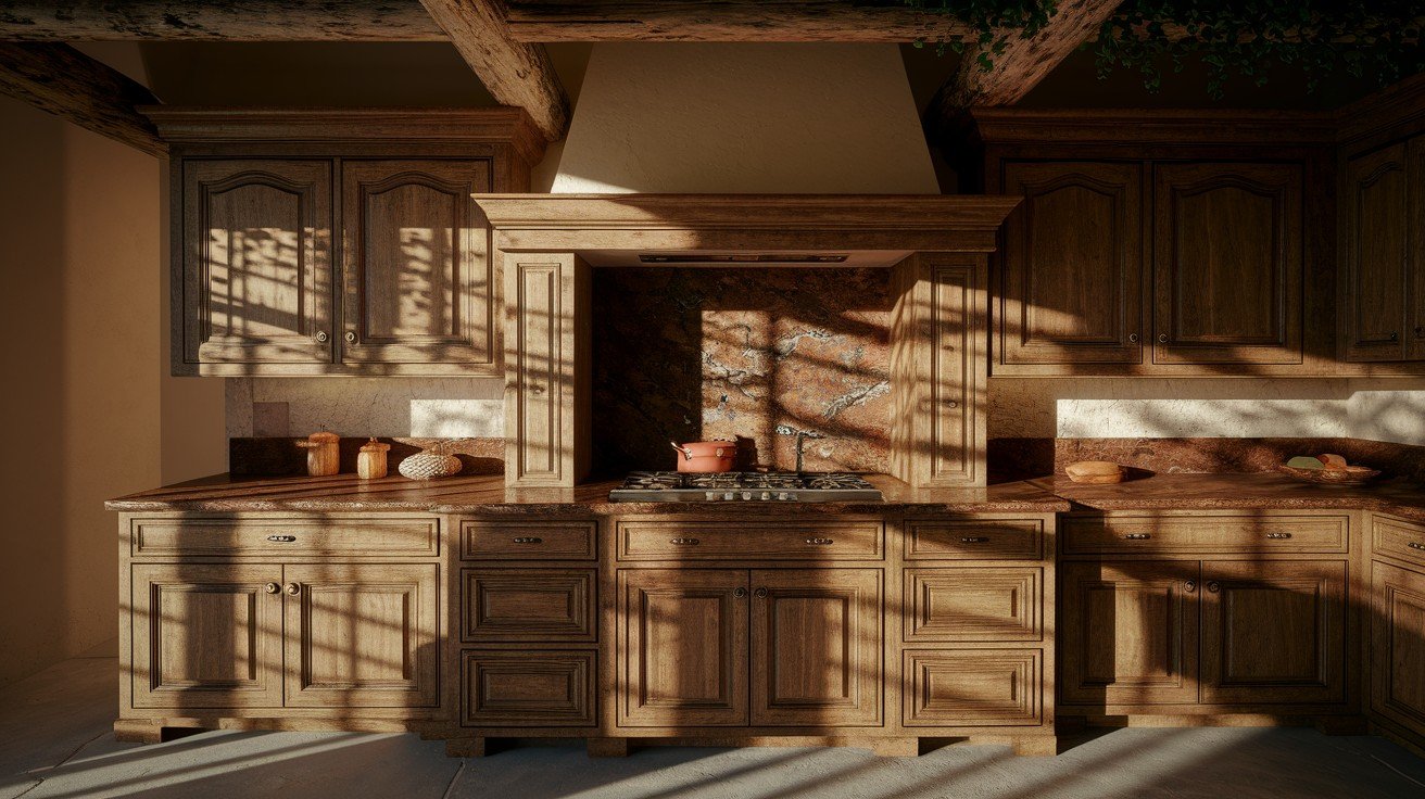  Warm Wood Tones (Oak, Cherry, Walnut)