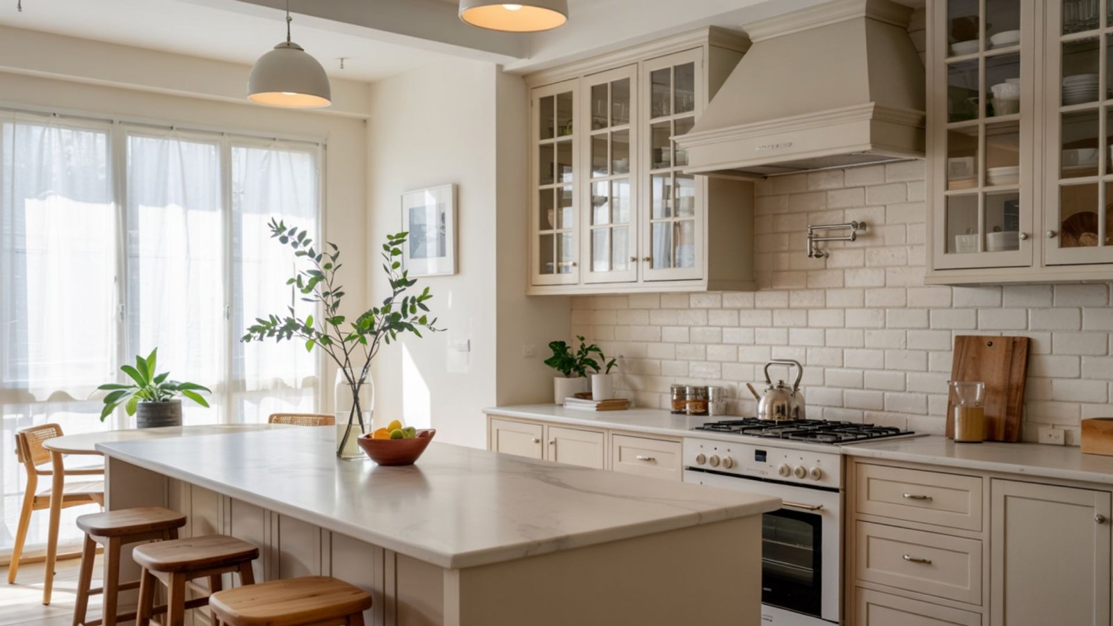 Greige Taupe Cabinets