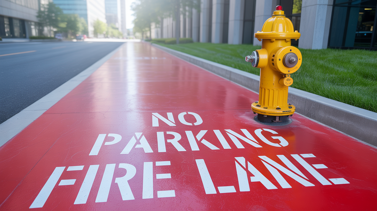 Incorporating Fire Lanes and No-Parking Zones