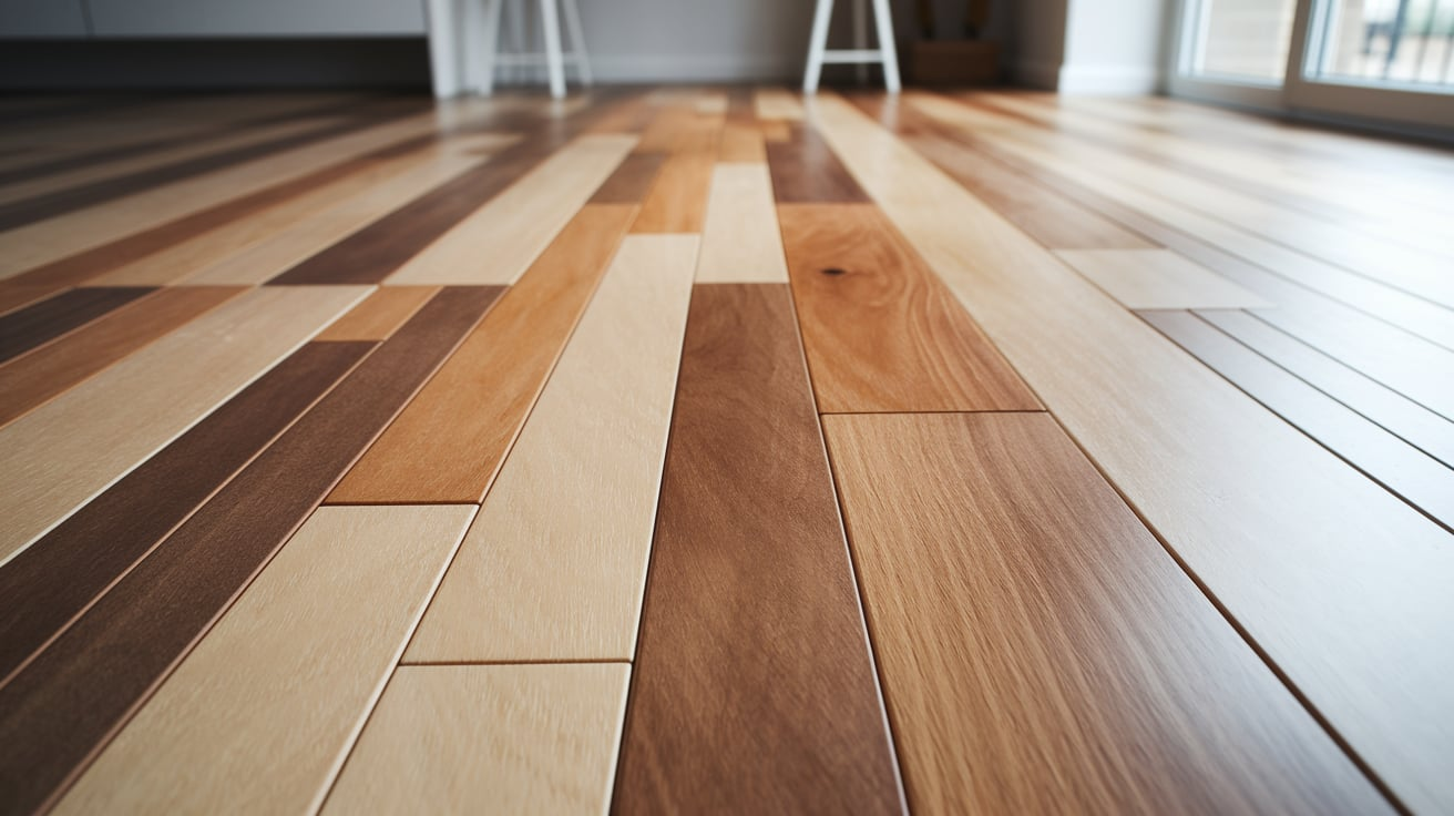 Mixed-Width Plank Layout