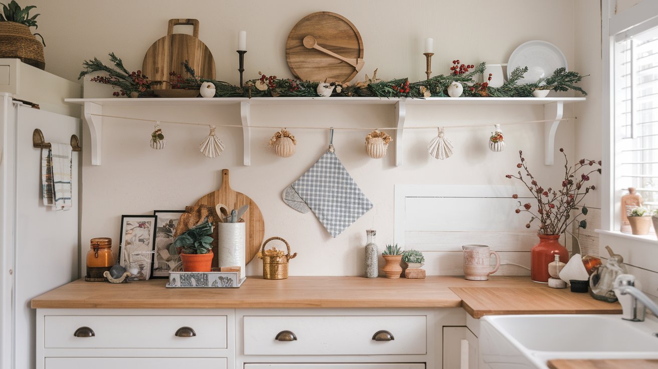 11. Fill the Space with Seasonal Decor