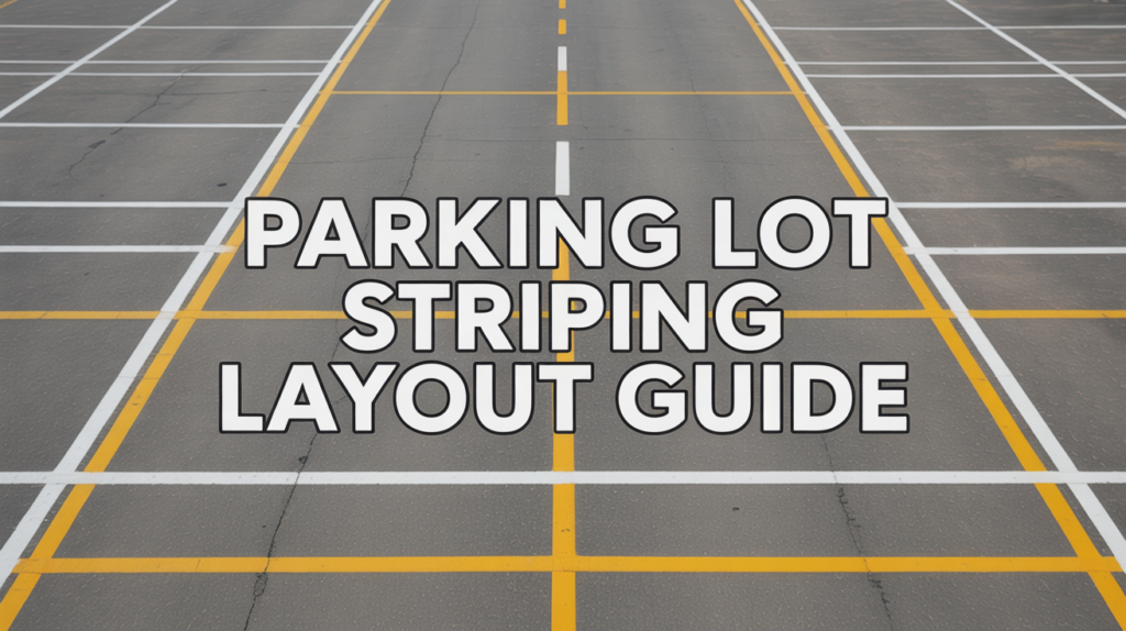 Parking Lot Striping Layout Guide: 11 Essential Tips Parking Lot Striping Layout