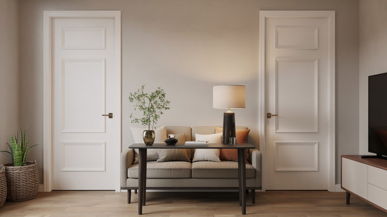 4. Use a Console Table Behind the Sofa