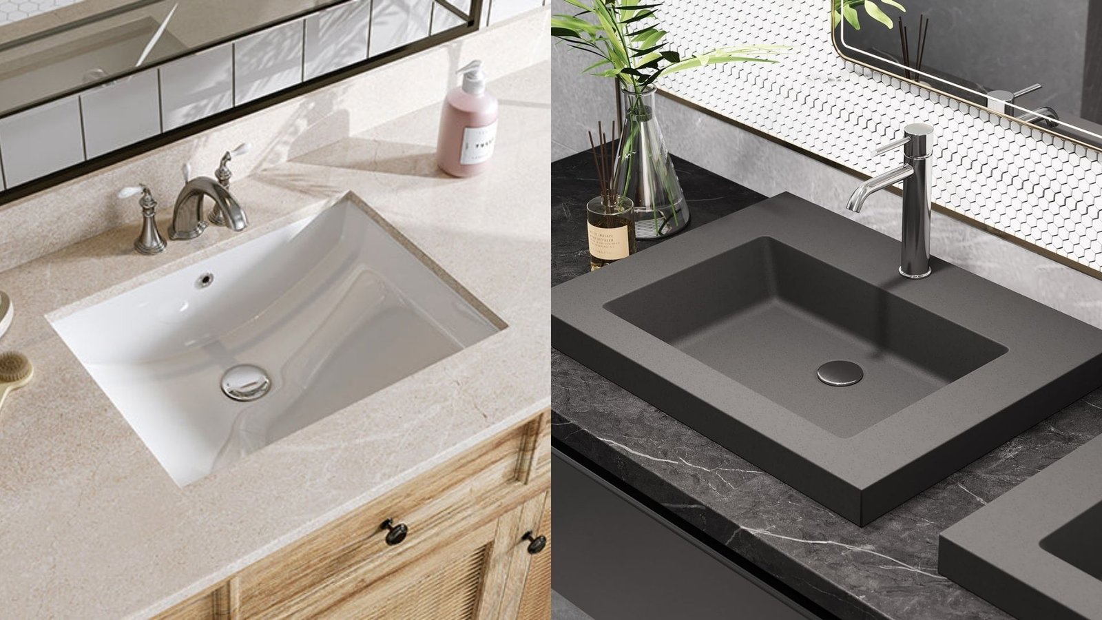 Undermount and Drop-In Sinks
