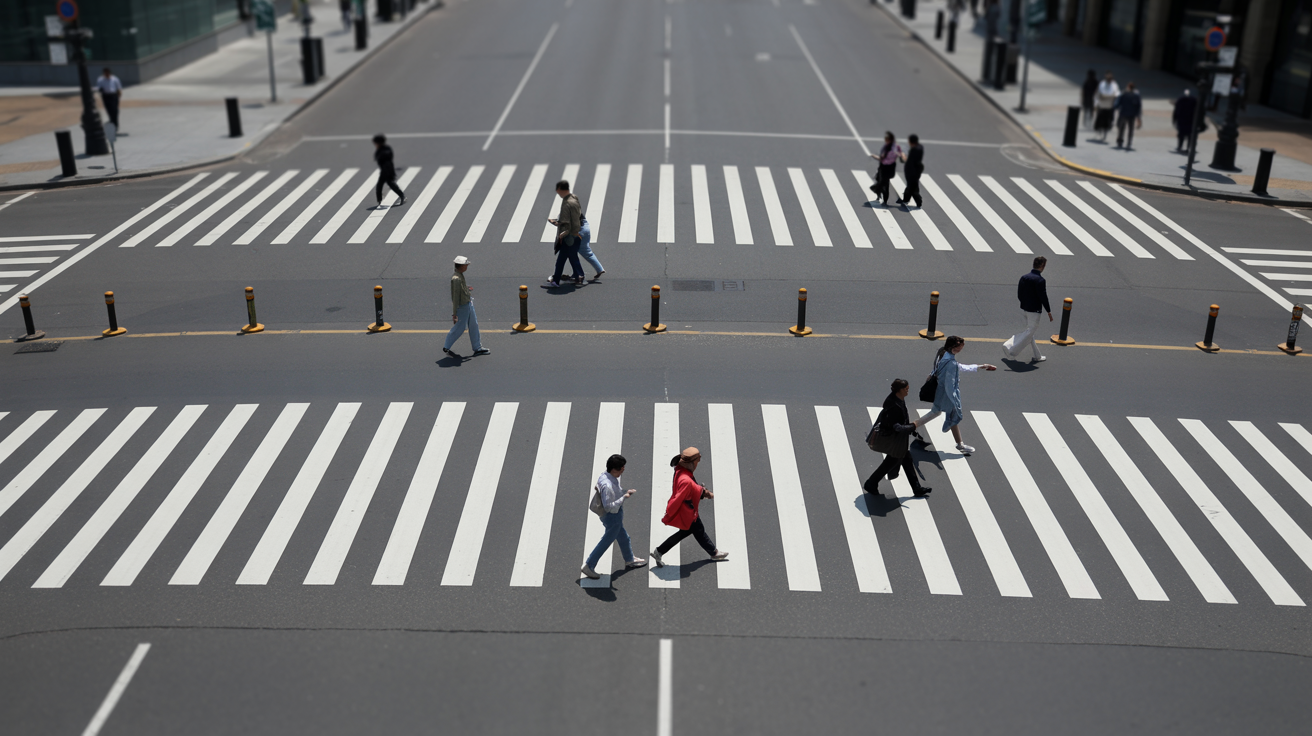 Striping for Pedestrian Safety