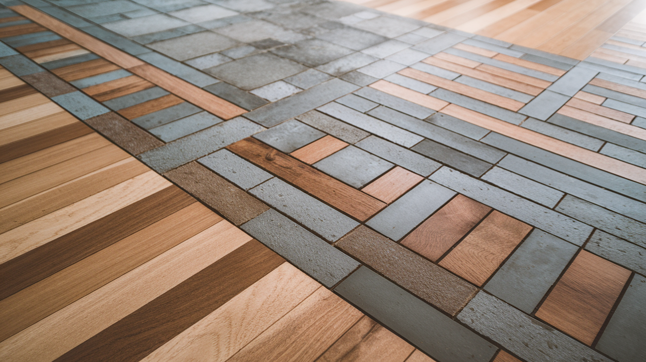 Mixed Material Random Layout