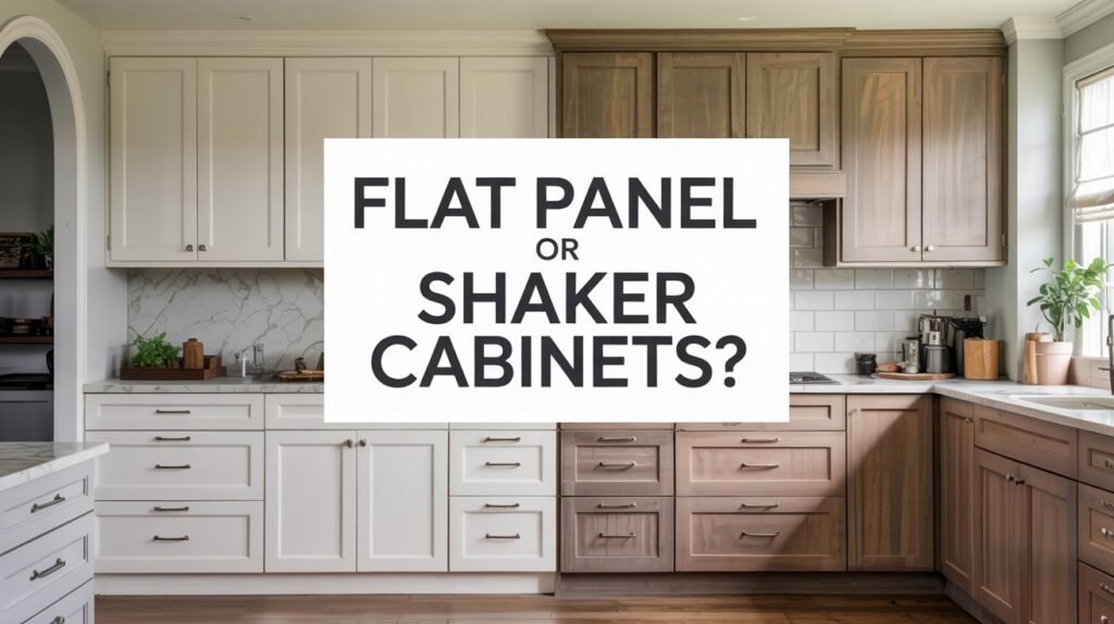 Flat Panel or Shaker Cabinets? A complete Comparison Guide