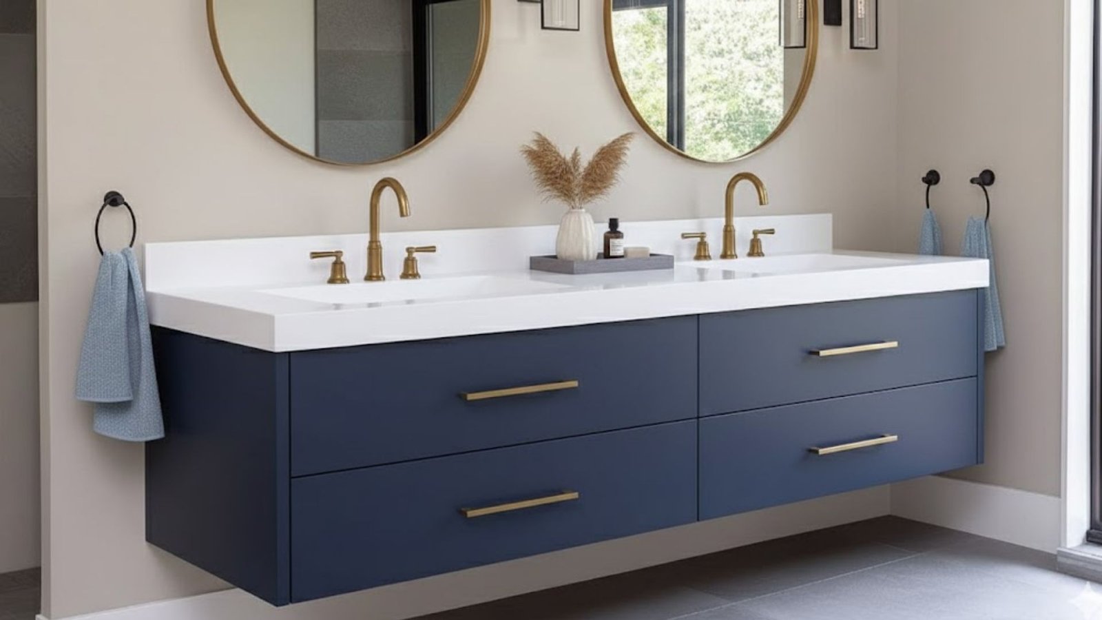 Wall-Mounted (Floating) Vanity Dimensions
