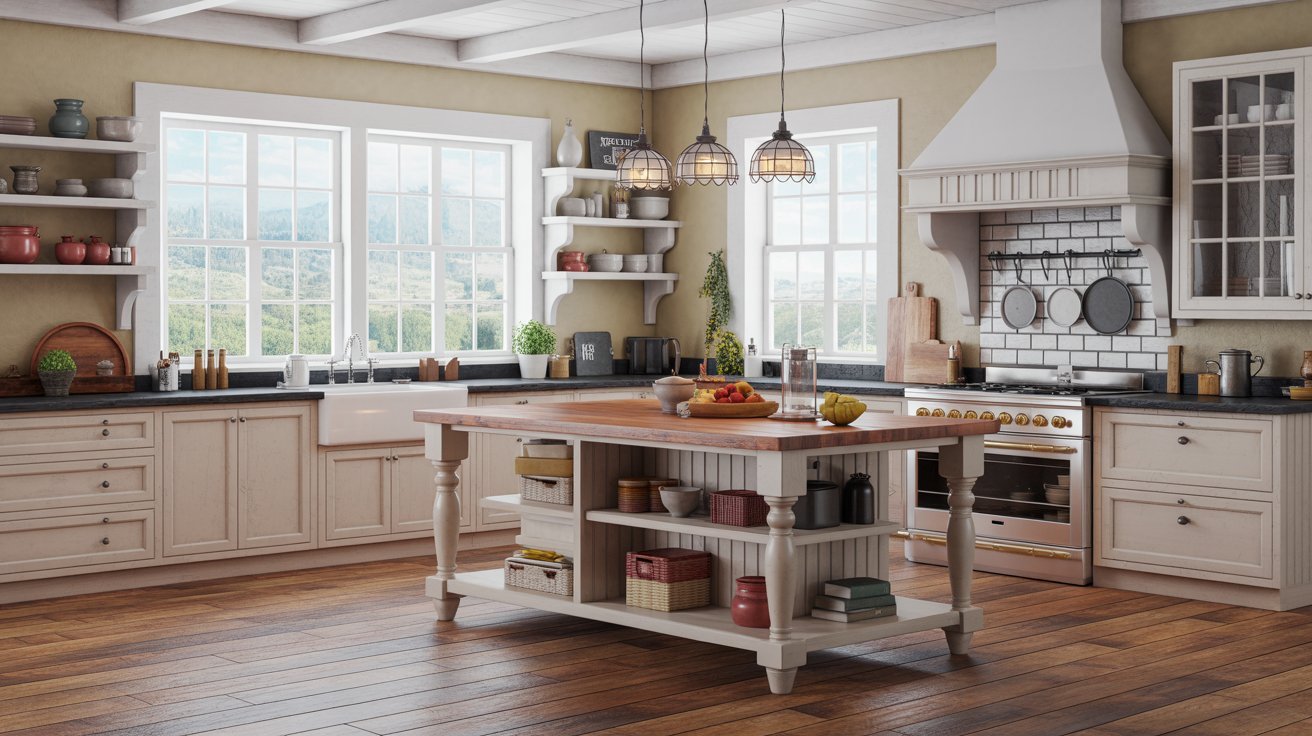 7. Peninsula-Inspired Island Layout
