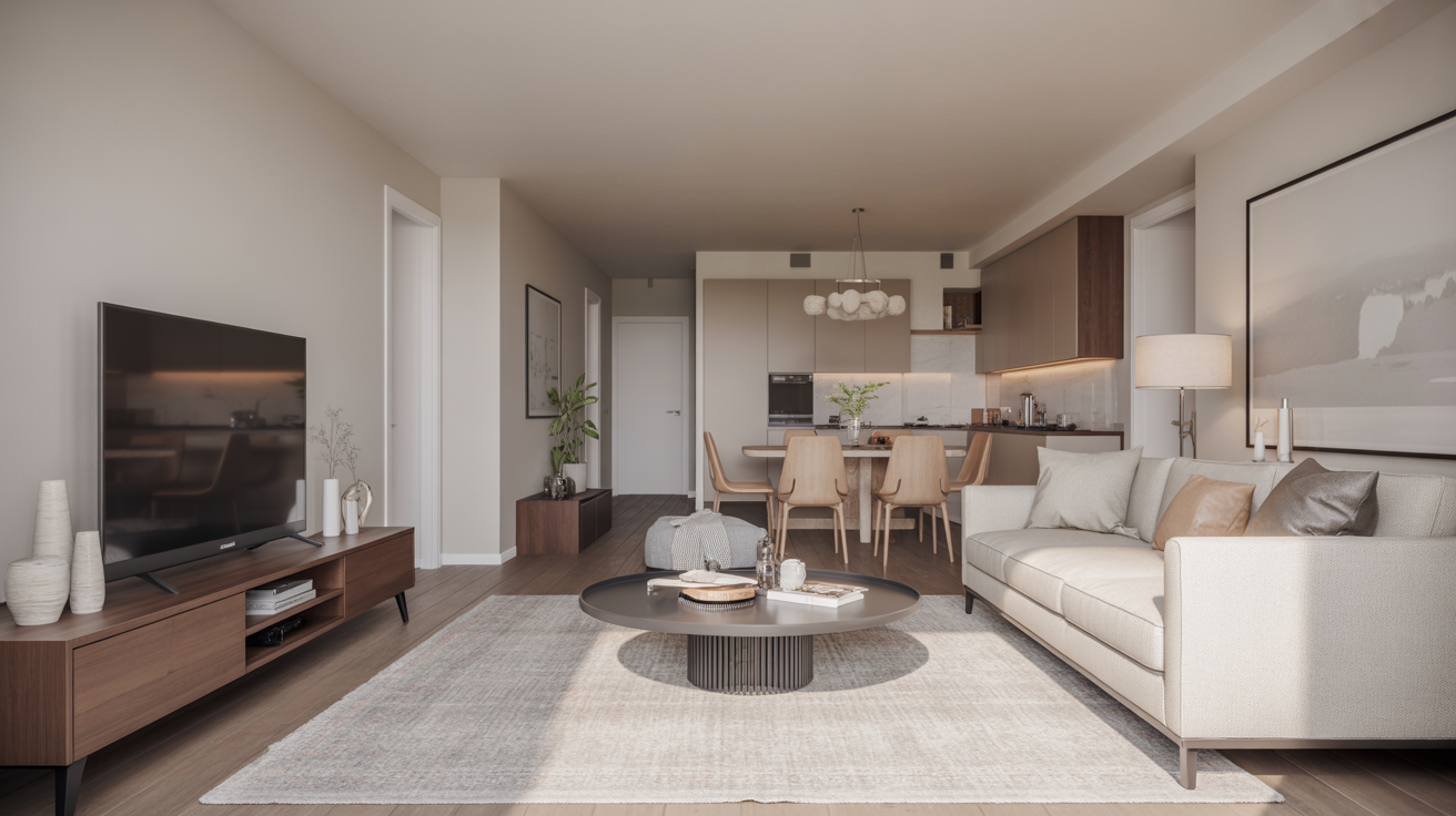 Open Concept Corner Setup