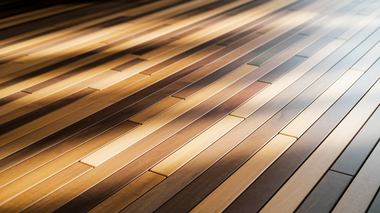 Random Wide Planks with Thin Accents