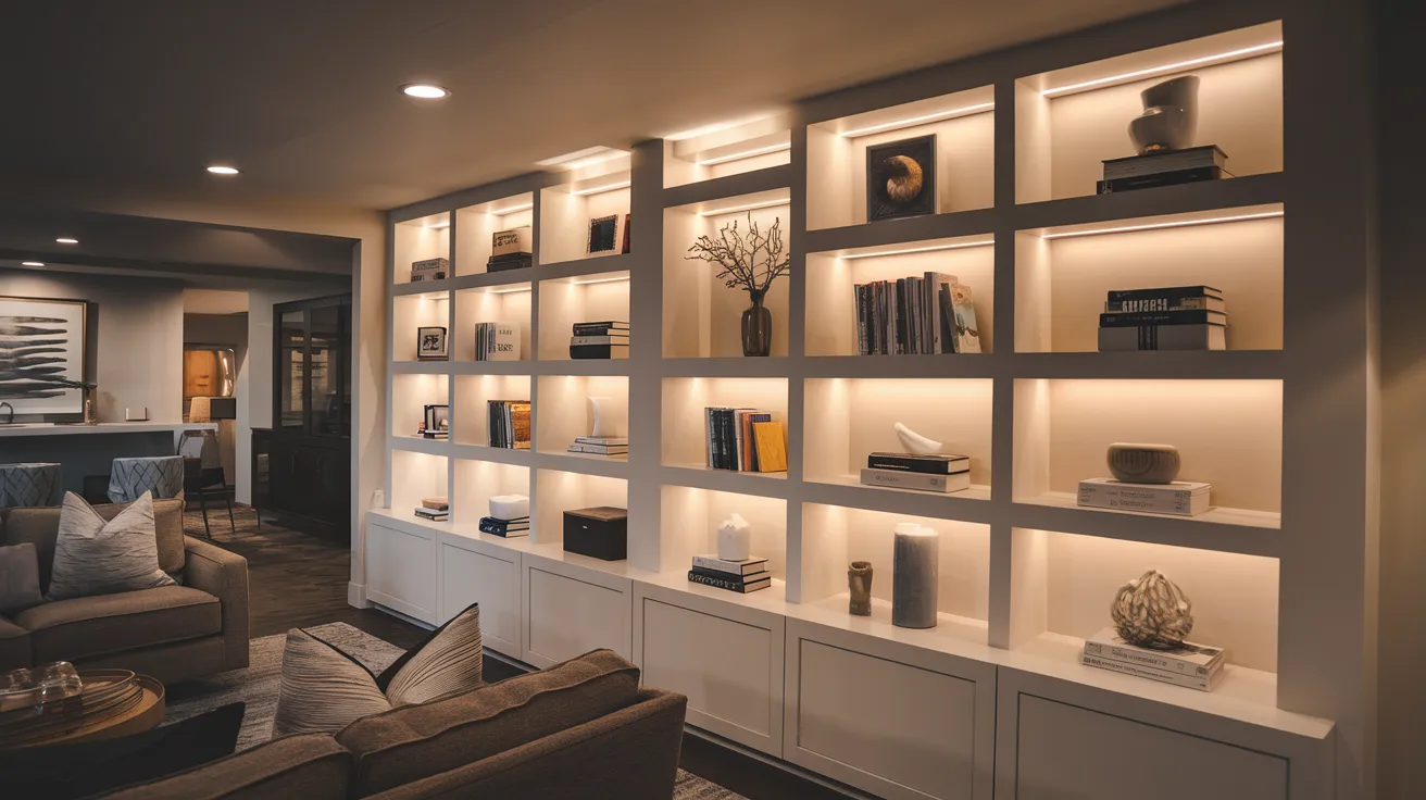 Accent Lighting for Shelves and Built-Ins