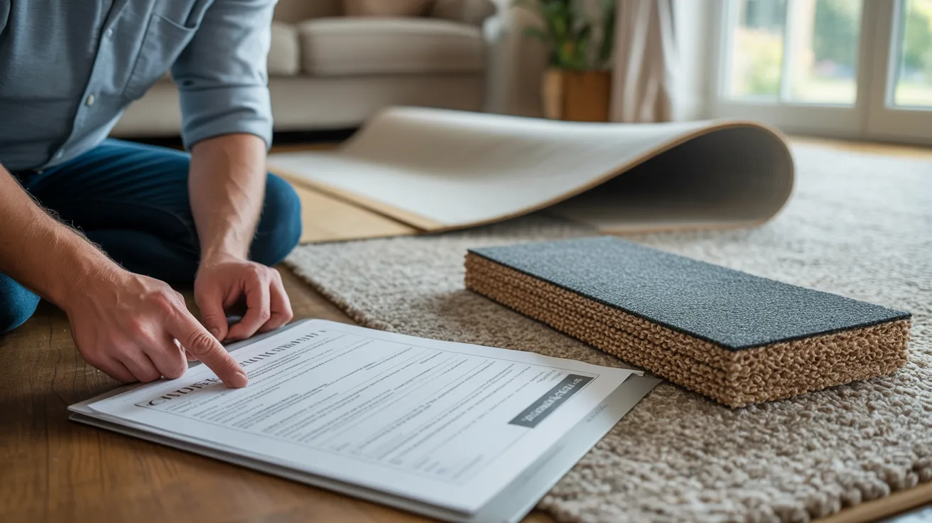 How Carpet Padding Thickness Affects Carpet Warranty