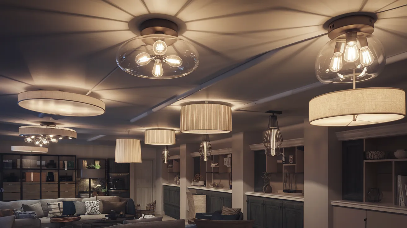 Flush-Mount and Surface-Mount Ceiling Lights